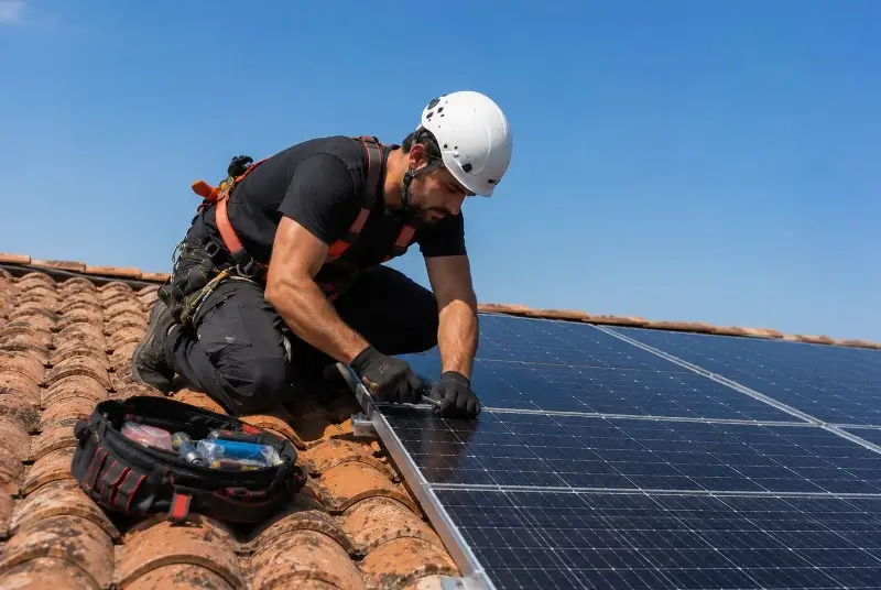 Maintenance et monitoring de panneaux solaires à Saint-Plancard